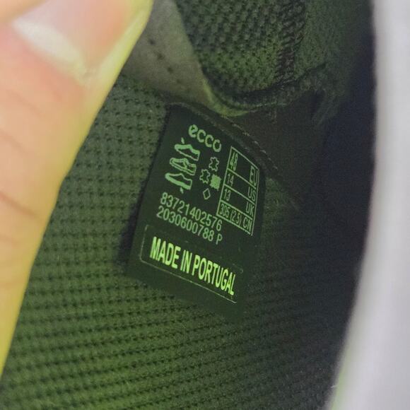 Ecco St. 1 Hybrid Lite Shale Nubuck Plain Toe Casual Oxford Dress Shoe Mens 48 - Picture 14 of 14